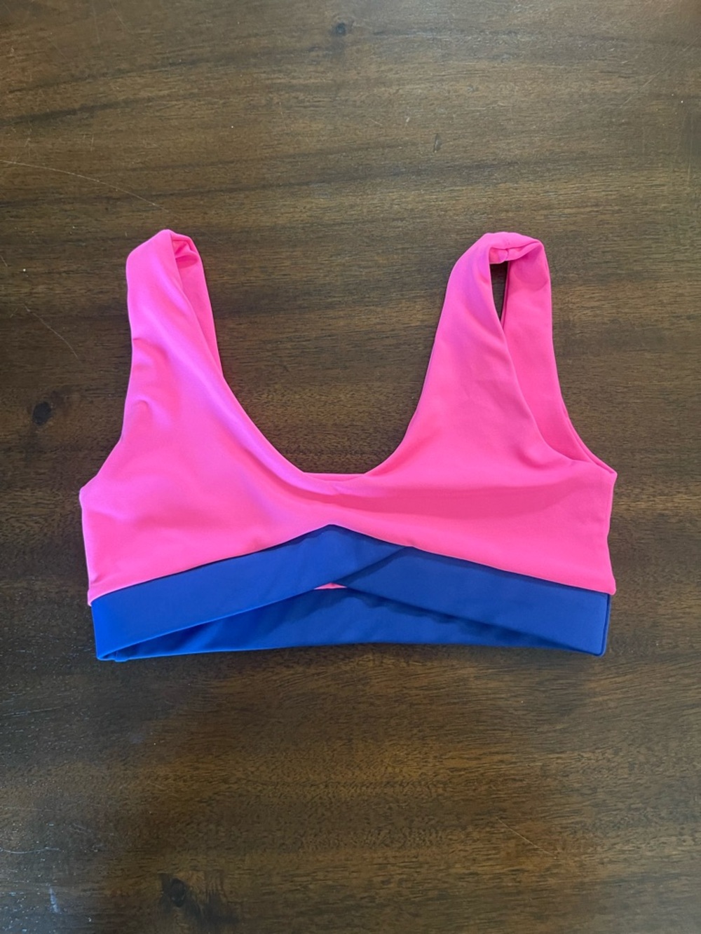 Tiger Friday 13 Reversible Crop Top - Voltage (Hot Punk & Indigo)